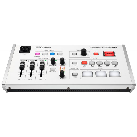 Roland VR-1HD AV streaming mixer - 3x HDMI, 2x XLR, 2x S-RCA, multi-input