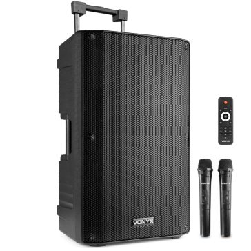   Vonyx VSA700 Hordozható hangfal 15″, USB, FM, SD, Bluetooth