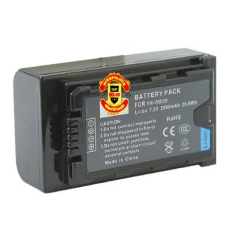 Panasonic VW-VBD29 chip-es (2900mAh) utángyártott akku