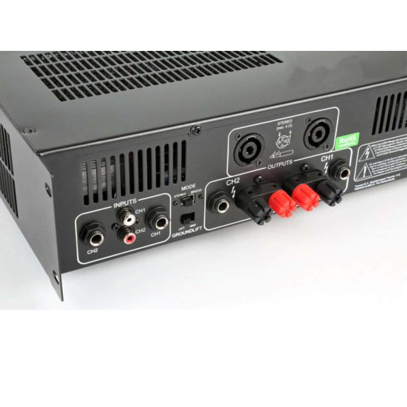 Vonyx VXA-800 végfok erősítő 2x400W Bridge: 1x800W Vonyx VXA-800 végfok erősítő 2x400W Bridge: 1x800W