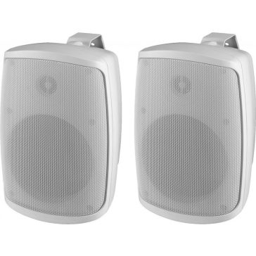 Monacor WALL-05T-WS fali hangszóró pár 100V, 50W, IP65