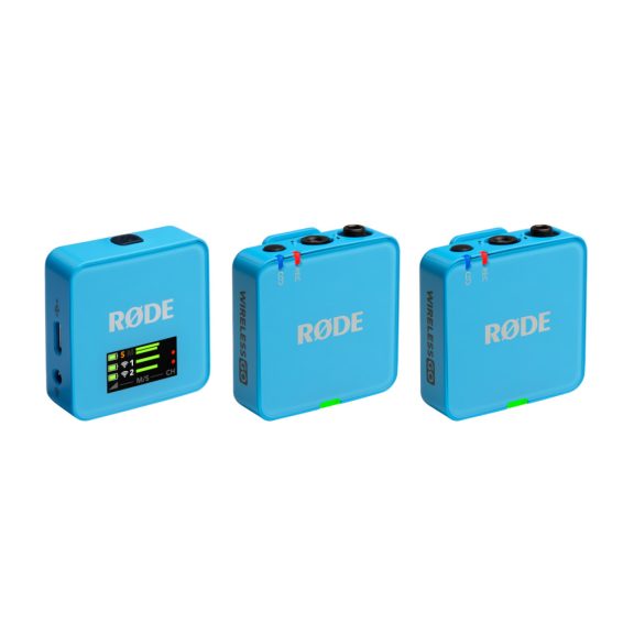 Rode Wireless GO GEN3 (5 év gar!) dupla adós szett - kék Rode Wireless GO GEN3 (5 év gar!) dupla adós szett - kék