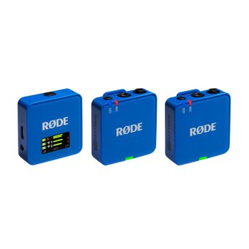   Rode Wireless GO GEN3 (5 év gar!) dupla adós szett - kobalt kék
