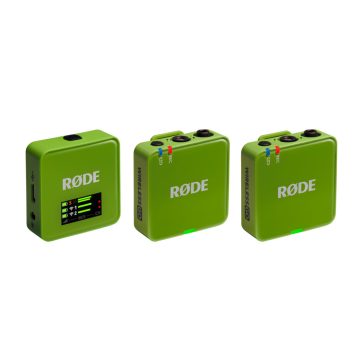 Rode Wireless GO GEN3 (5 év gar!) dupla adós szett - zöld
