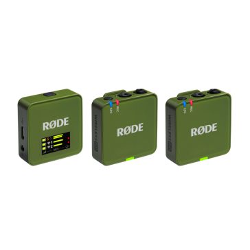   Rode Wireless GO GEN3 (5 év gar!) dupla adós szett - sötétzöld