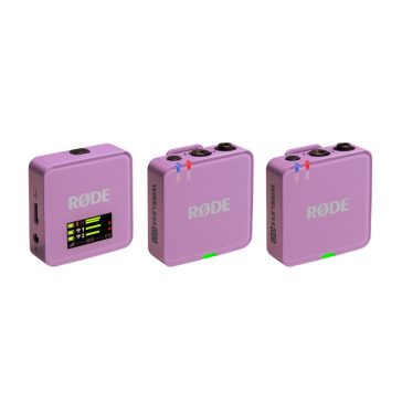   Rode Wireless GO GEN3 (5 év gar!) dupla adós szett - halvány lila