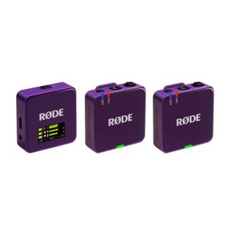 Rode Wireless GO GEN3 (5 év gar!) dupla adós szett - lila