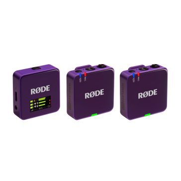 Rode Wireless GO GEN3 (5 év gar!) dupla adós szett - lila