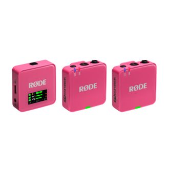   Rode Wireless GO GEN3 (5 év gar!) dupla adós szett - rózsaszín