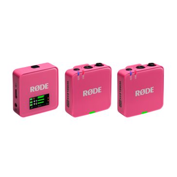  Rode Wireless GO GEN3 (5 év gar!) dupla adós szett - rózsaszín