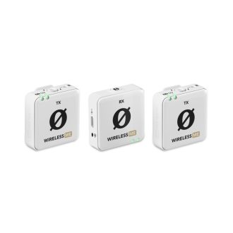   Rode Wireless ME DUAL - fehér (5 év gar!) dupla mikrofon szett 2 csatornás vevővel
