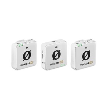   Rode Wireless ME DUAL - fehér (5 év gar!) dupla mikrofon szett 2 csatornás vevővel