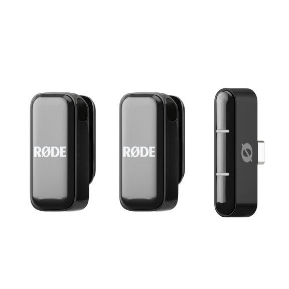 Rode Wireless MICRO USB-C (5 év gar!) dupla adós szett - fekete
