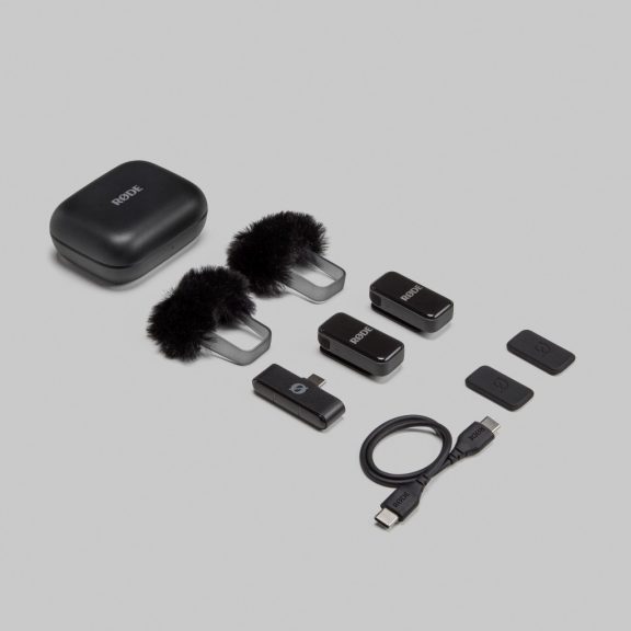Rode Wireless MICRO USB-C (5 év gar!) dupla adós szett - fekete