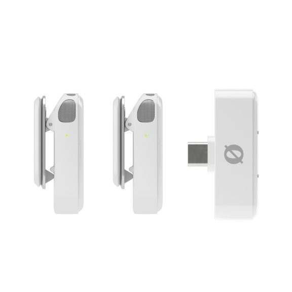 Rode Wireless MICRO USB-C (5 év gar!) dupla adós szett - fehér