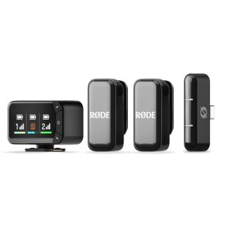   Rode WIRELESS MICRO CAMERA KIT (5 év gar!) két csatornás kompakt vezeték nélküli mikrofon (USB-C)