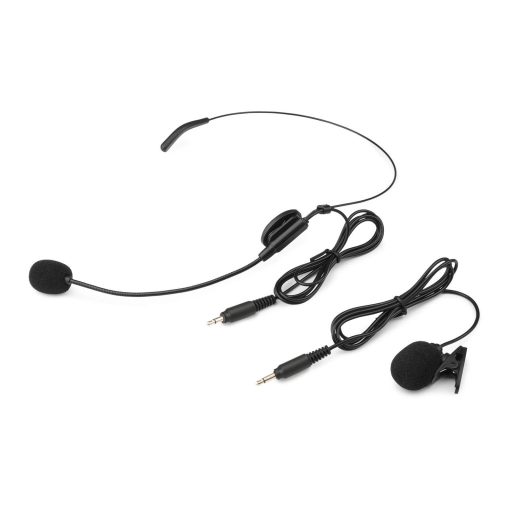 Vonyx WM55B Vezeték nélküli UHF mikrofon szett (1 db CSÍPTETŐS + 1 db FEJ mikrofon)