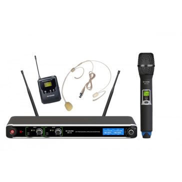   RH Sound WR-218 HHM dupla  UHF mikrofon szett (fej+kézi adóval)