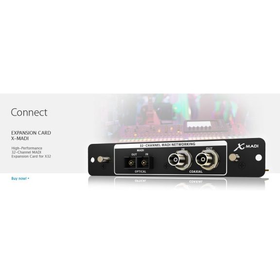 Behringer X-MADI bővítőkártya X32-höz