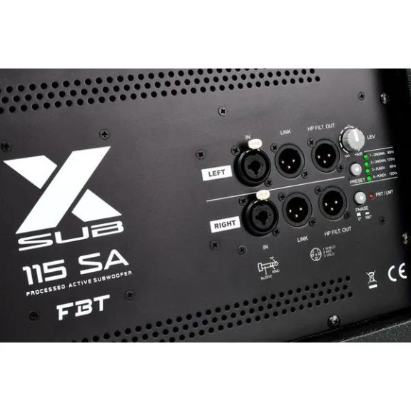 FBT X-SUB 115SA + gyári védőhuzat akciós szett