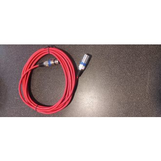   BBstudio XLR-XLR árnyékolt O.F.C. mikrofon kábel 5m (piros)
