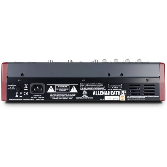 Allen & Heath ZED-10 keverőpult (4 monó/2 sztereó csatorna, 1 AUX, USB) Allen & Heath ZED-10 keverőpult (4 monó/2 sztereó csatorna, 1 AUX, USB)