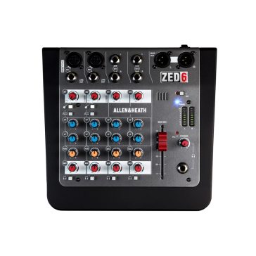   Allen & Heath ZED-6 keverőpult (2 monó/2 sztereó csatorna)