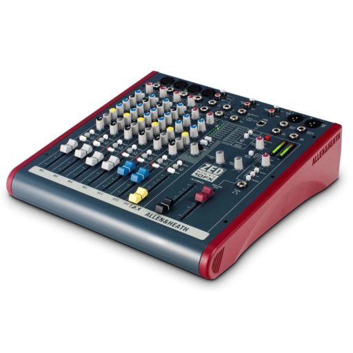 Allen & Heath ZED60-10FX keverőpult (4 monó/2 sztereó csatorna, 1 AUX, USB, effekt)