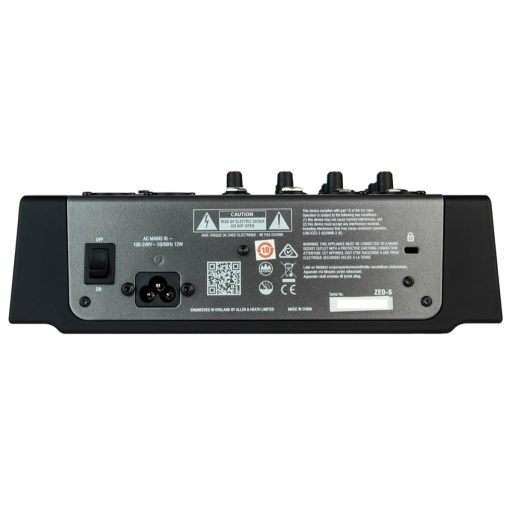 Allen & Heath ZED-6FX keverőpult (2 monó/2 sztereó csatorna, effekt)