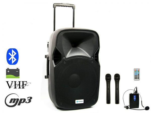 Image of Thunder ACCU-15 PLUS akkus hangfal 800W (3db mikrofonnal)