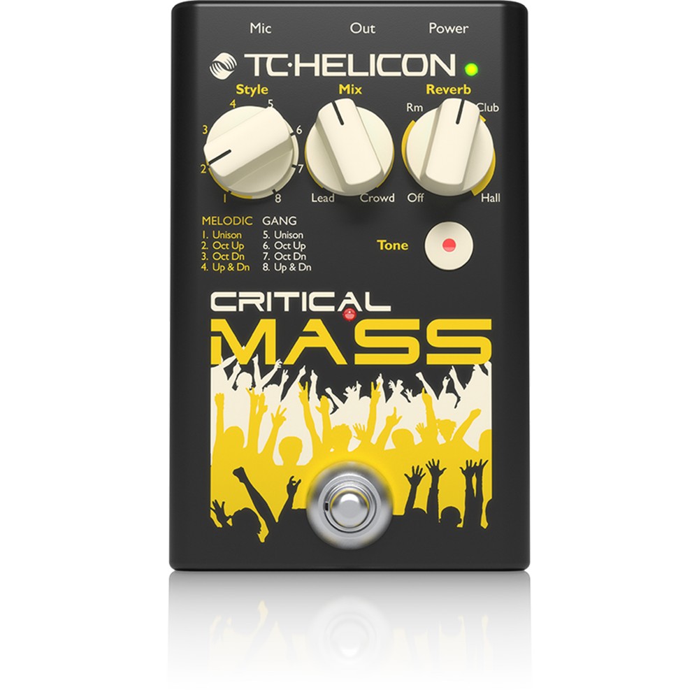 Image of TC Helicon Critical Mass ének effekt