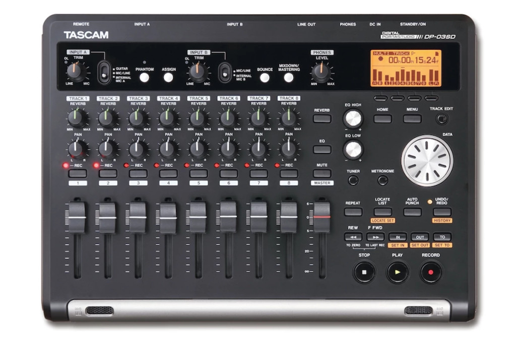 Image of Tascam DP-03SD 8-sávos digitális portastúdió