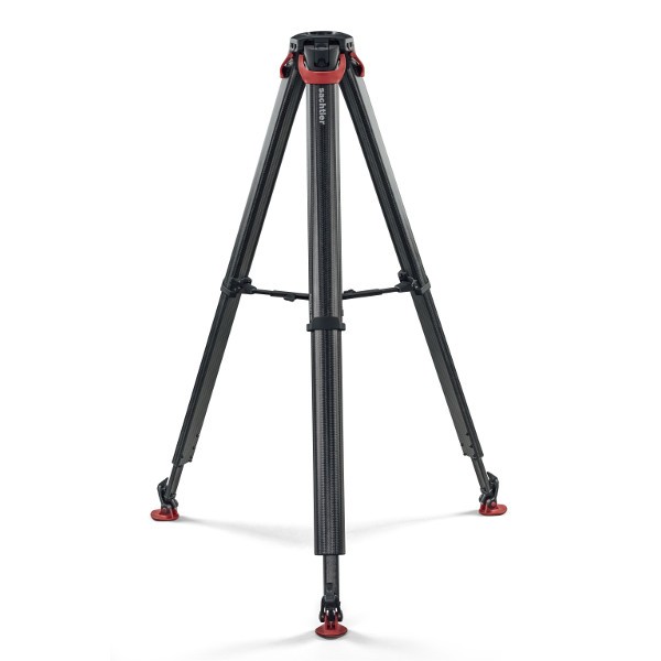 Image of Sachtler 4585 - FLOWTEC 75 MS - Tripod flowtech™75 carbon fiber tripod with mid-level spreader and rubber feet