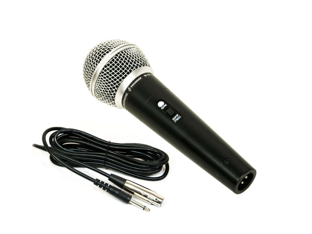 Image of Thunder M-58 PRO professzionális vezetékes dinamikus mikrofon + kábel