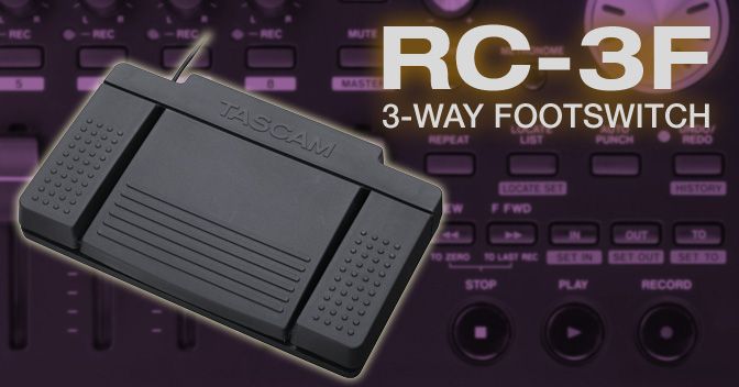 Image of Tascam RC-3F lábpedál (3 pedálos)