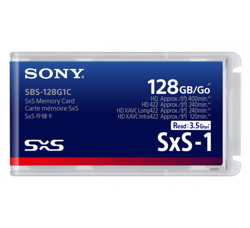 Image of Sony SBS-128G1C SxS memória kártya