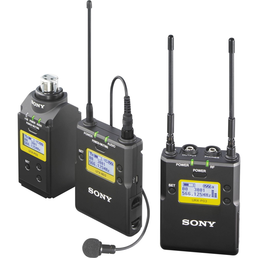 Image of Sony UWP-D16 kamera mikrofon szett Plug-on adóval