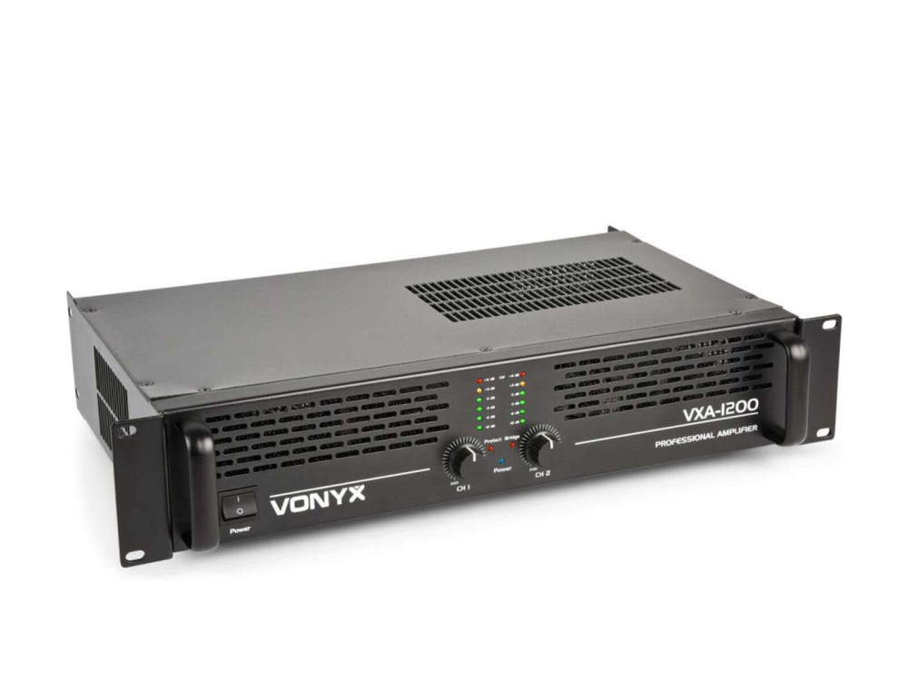 Image of Vonyx VXA-1200 végfok erősítő 2x600W Bridge: 1x1200W