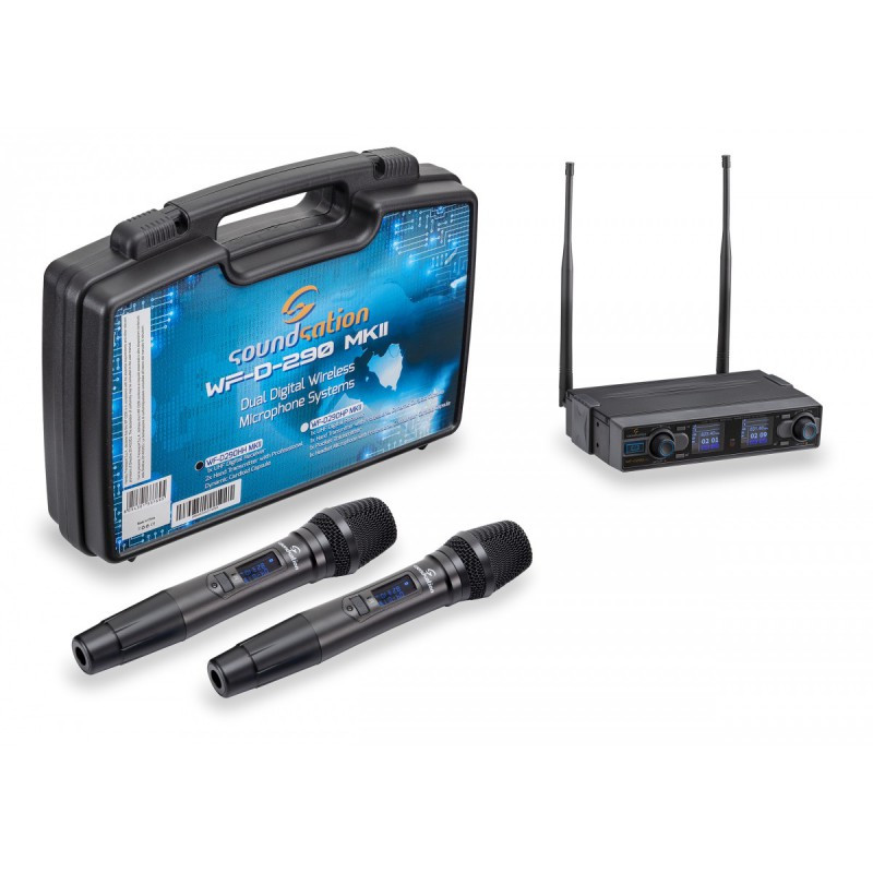 Image of Soundsation WF-D290HH MKII digitális 90 csatornás UHF dupla kézi adós szett