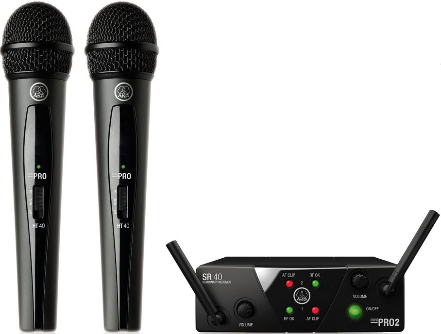 Image of AKG WMS40 Mini2 Vocal dupla mikrofon szett